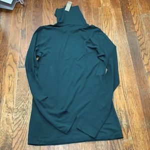 J crew tissue turtleneck green